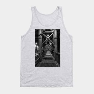 The High Level Bridge, Newcastle upon Tyne - Monochrome Tank Top